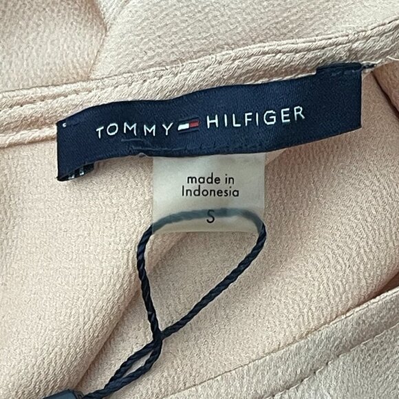 Nwt Tommy Hilfiger Small Dress Ruffle Sleeveless Top Boho Beach Sand Lightweight - Picture 8 of 8